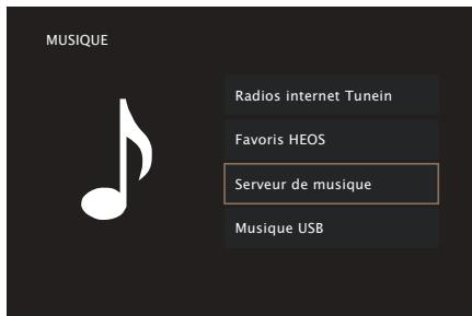 MARANTZ SR8012 - Lecture de fichiers stockés sur un ordinateur ou un stockage NAS - 1