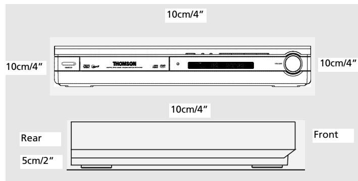 THOMSON DPL 907 ARGENT - Note importante - 2