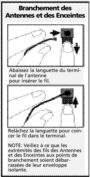 THOMSON DPL 907 ARGENT - Câbles de branchement des enceintes - 1