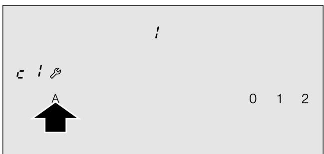 GAGGENAU CI273-112 - Menu d'options - 1