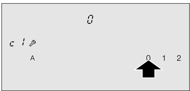 GAGGENAU CI273-112 - Menu d'options - 2