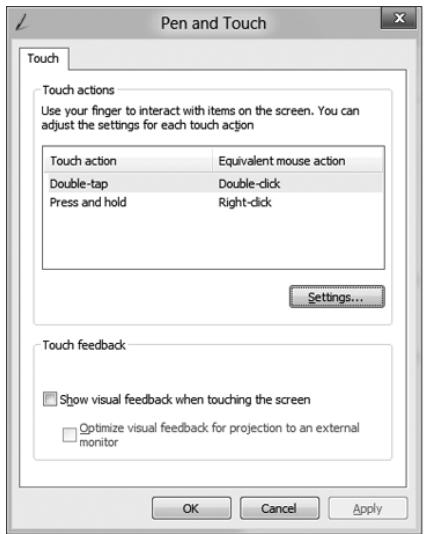 LENOVO HORIZON 27 TOUCH - Related Touch Screen Settings - 1