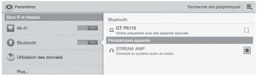 CABASSE STREAM AMP 100 - Connexion bluetooth avec une tablette android NON NFC - 3