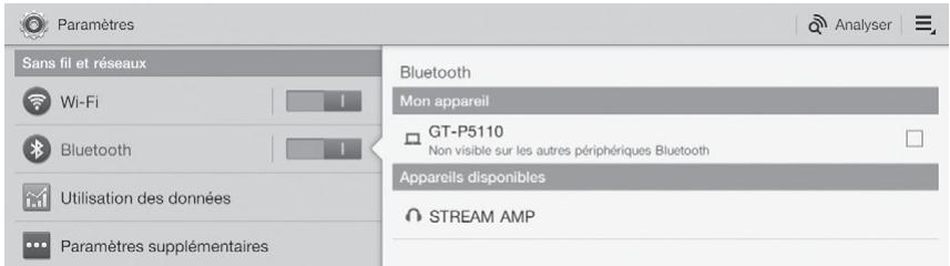 CABASSE STREAM AMP 100 - Connexion bluetooth avec une tablette android NON NFC - 1