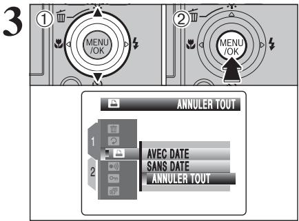 FUJIFILM FinePix Z2 - Annulation des réglages DPOF - 4