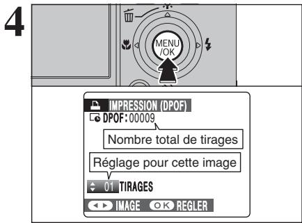 FUJIFILM FinePix Z2 - Lorsque les réglages DPOF ont été spécifiés sur un autre appareil photo - 2