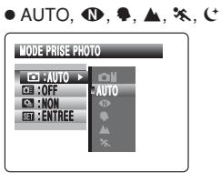 FUJIFILM FinePix Z2 - Options du menu de photographie - 1