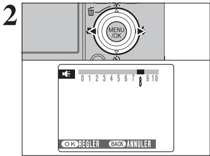 FUJIFILM FinePix Z2 - Réglage du volume d'annotations vocales - 2