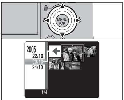 FUJIFILM FinePix Z2 - Pour sélectionner la date : - 2