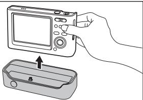 FUJIFILM FinePix Z2 - Chargement de la batterie (utilisation de la station d'accueil) - 4