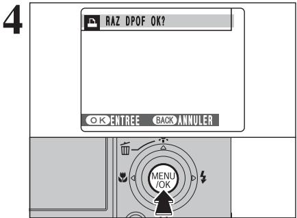 FUJIFILM FinePix Z2 - Annulation des réglages DPOF - 5