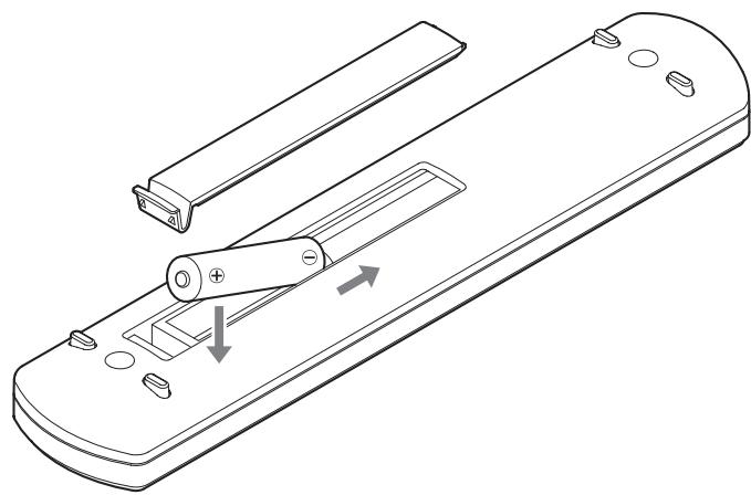 TEAC 505 - Installing batteries - 1