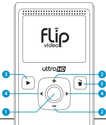 FLIP ULTRA HD NOIR - Effacement des vidéos - 1