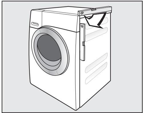 MIELE WWB 100 - Dévissage et blocage des pieds - 2