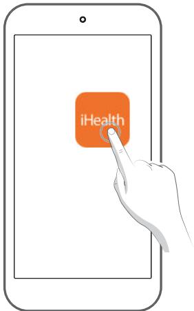 IHEALTH AM4 - Ouvrez l'application et créez un nouveau compte - 1