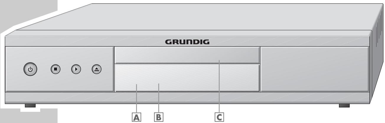 GRUNDIG GDP3200 - Face avant du lecteur de DVD - 1