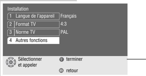 GRUNDIG GDP3200 - Réglage des menus écran et de l'affichage du lecteur de DVD - 1
