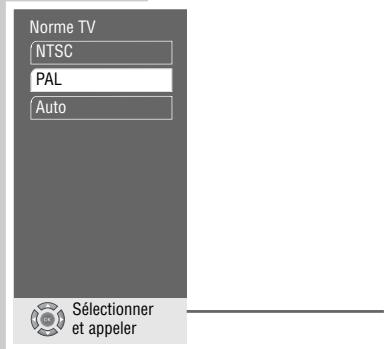 GRUNDIG GDP3200 - Sélection de la langue des menus écran - 1