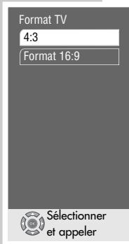 GRUNDIG GDP3200 - Choix du format de l'image de votre téléviseur - 1
