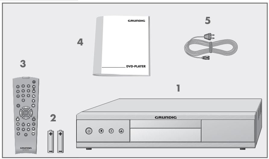 GRUNDIG GDP3200 - Contenu de l'emballage - 1