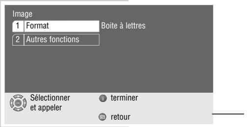 GRUNDIG GDP3200 - Sélection du format d'image de votre téléviseur - 1