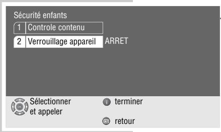 GRUNDIG GDP3200 - Verrouillage du compartiment du lecteur de DVD - 1