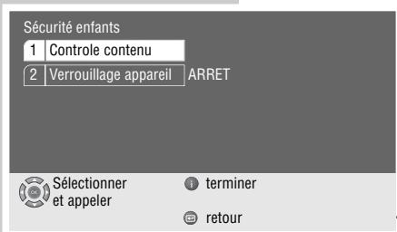 GRUNDIG GDP3200 - Autorisation du contenu du DVD - 1