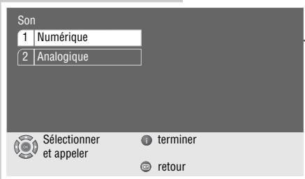 GRUNDIG GDP3200 - Ajustement de la sortie numérique à l'amplificateur numérique à multi-canaux - 1
