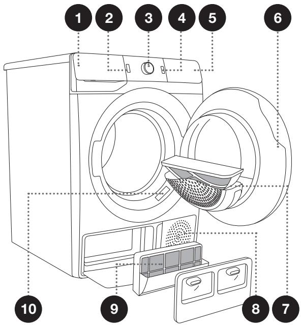 HISENSE WD3S8043BB3 - FACE AVANT - 1
