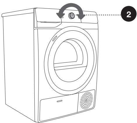 HISENSE WD3S8043BB3 - ÉTAPE 3: SELECTION DU PROGRAMME DE SÉCHAGE - 2