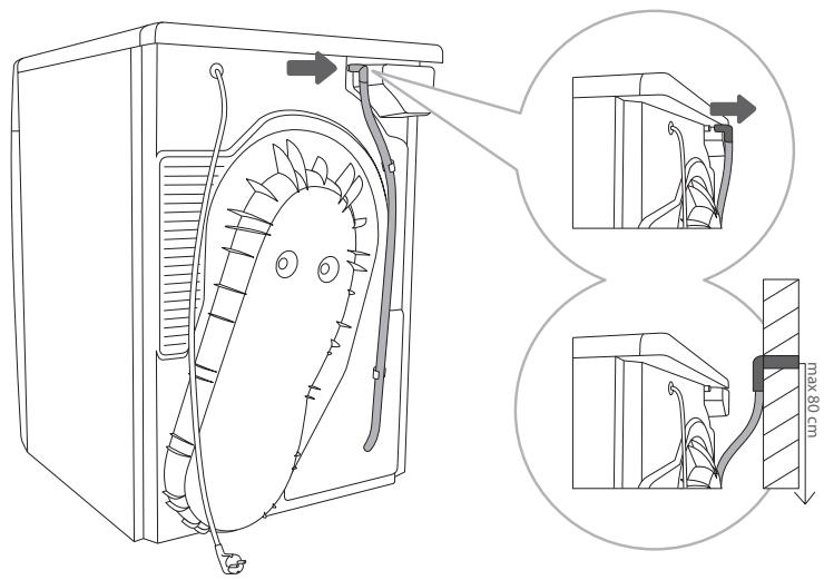 HISENSE WD3S8043BB3 - VIDANGE DU CONDENSAT - 1