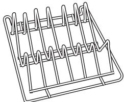 FALCON CLAS9ODFRC/BCO - Grilles du four haut - 2