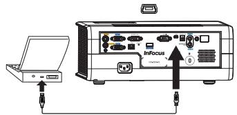 INFOCUS IN2114 - Connexions optionnelles à l'ordinateur - 5