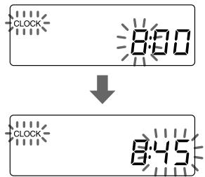 SONY CFD-E70L - Einstellen der Uhr - 3