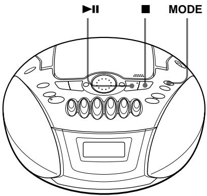 SONY CFD-E70L - Wiedergeben von Titeln in willkürlicher Reihenfolge (Shuffle Play) - 1