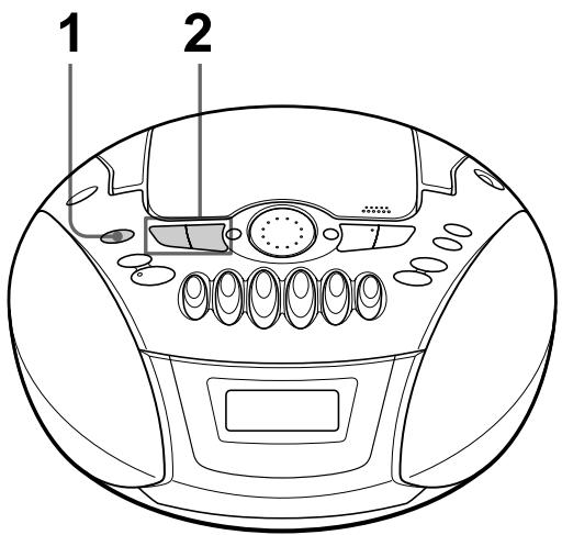 SONY CFD-E70L - Ecouter la radio - 1