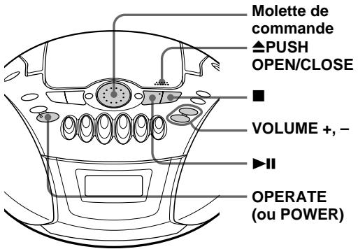SONY CFD-E70L - Utilisez ces touches pour des opérations complémentaires - 1