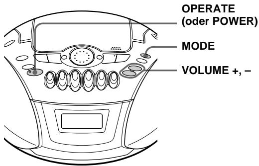 SONY CFD-E70L - Folgende Tasten stehen für weitere Funktionen zur Verfügung: - 1