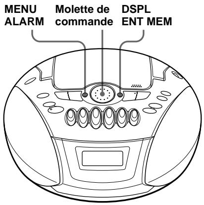 SONY CFD-E70L - Réglage de l'horloge - 1