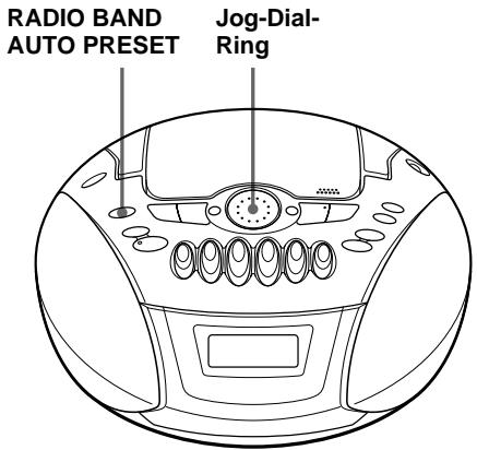 SONY CFD-E70L - Wiedergegeben gespeicherter Radiosender - 1