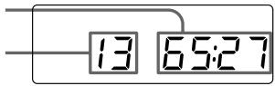 SONY CFD-E70L - Vérification du nombre total de plages et du temps de lecture - 1