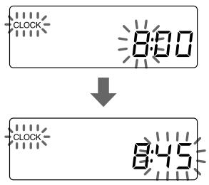 SONY CFD-E70L - Réglage de l'horloge - 3