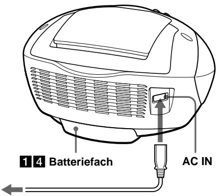 SONY CFD-E70L - Auswahlen der Stromquellen - 1