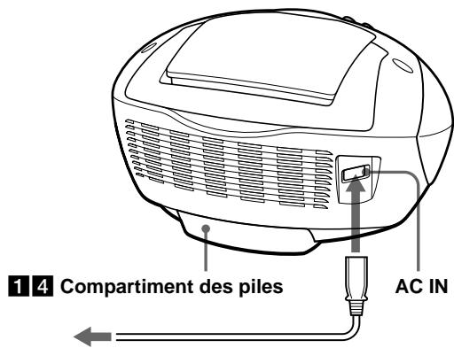 SONY CFD-E70L - Selection de la source d'alimentation - 1