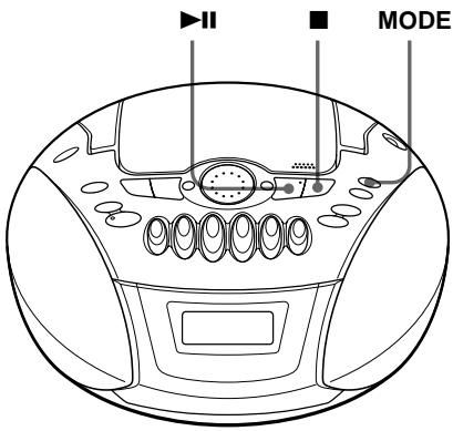 SONY CFD-E70L - Lecture de plages dans un ordre quelconque (Lecture aléatoire) - 1