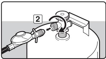 WEBER 6570553 - REBRANCHEMENT DE LA BOUTEILLE DE GAZ PROPANE - 2
