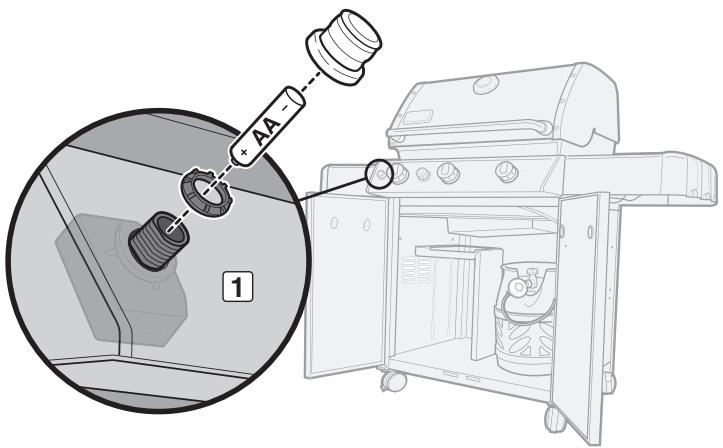 WEBER 6570553 - ⚠ AVERTISSEMENT : tous les boutons de réglage et les robinets d'alimentation doivent être mis sur la position OFF. - 1