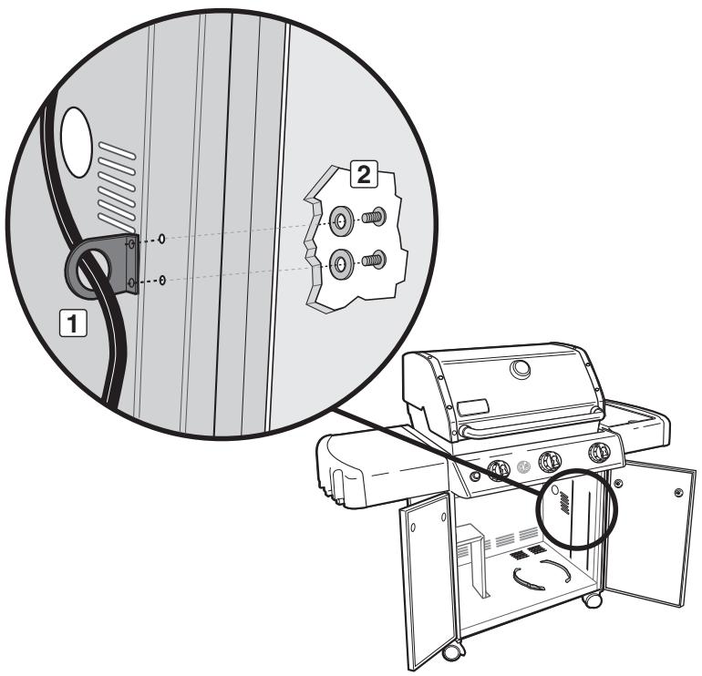 WEBER 6570553 - Installation à l'intérieur du meuble - 1