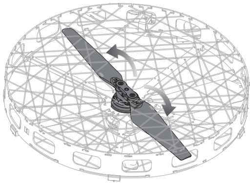 DII MAVIC PRO PLATINUM - Fixation des hélices pliables à démontage rapide 7728 - 4