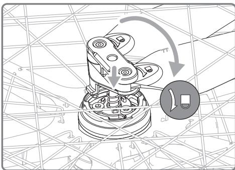 DII MAVIC PRO PLATINUM - Fixation des hélices pliables à démontage rapide 7728 - 3